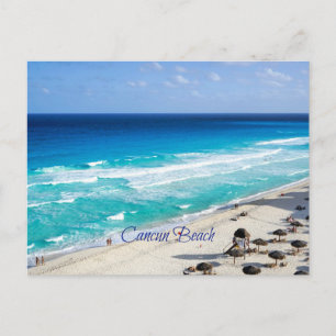 Carte Postale Plage de Cancun, Mexique