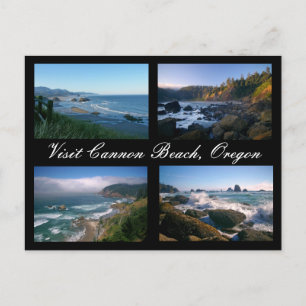 Carte Postale Plage de canon de visite, Orégon