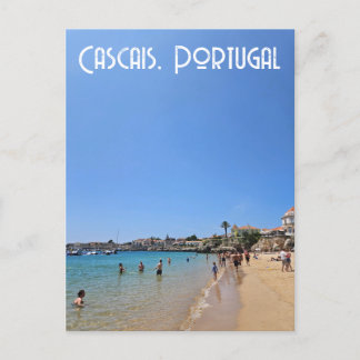Carte Postale Plage de Cascais, Portugal