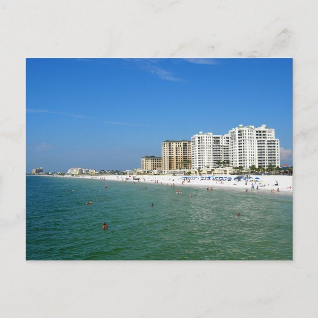 Carte Postale Plage de Clearwater (Devant)