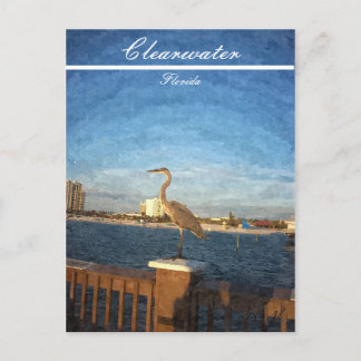 Carte Postale Plage de Clearwater en Floride