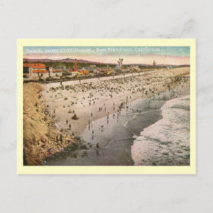 Carte Postale Plage de Cliff House, San Francisco Vintage