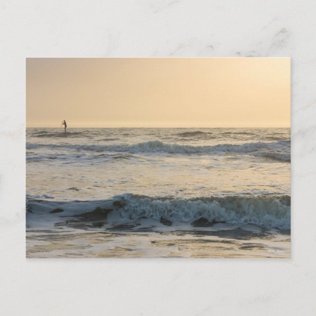 Carte Postale Plage de Cocoa Paddle-board (Devant)