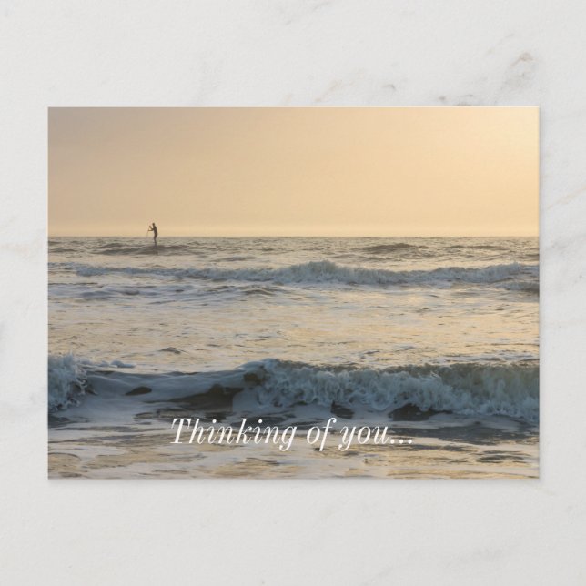 Carte Postale Plage de Cocoa Paddle-board (Devant)