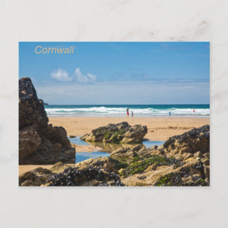 Carte Postale Plage de Cornish