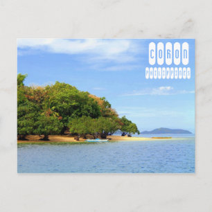 Carte Postale Plage de Coron à Palawan Philippines