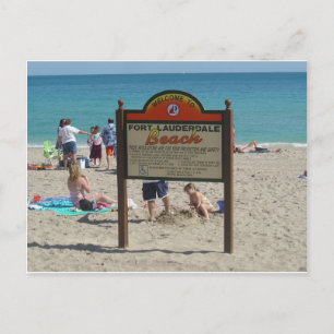 Carte Postale Plage de Ft Lauderdale