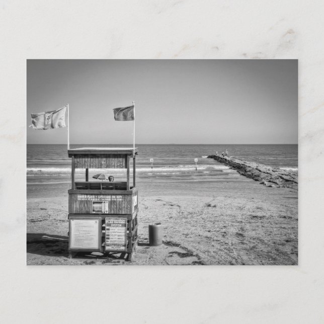 Carte Postale Plage de Galveston (Devant)