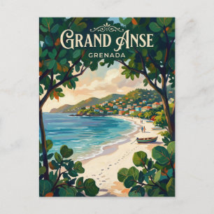 Carte Postale Plage de Grand Anse Grenade