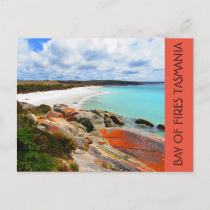 Carte Postale plage de la baie des feux