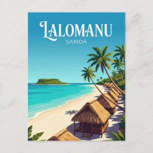 Carte Postale Plage de Lalomanu Samoa