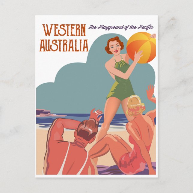 Carte Postale Plage de l'Australie occidentale (Devant)