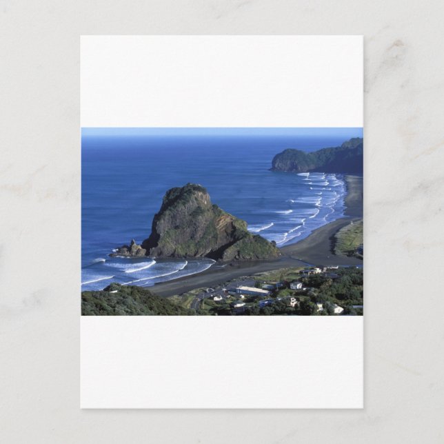 Carte Postale Plage de Lion Rock Piha (Devant)