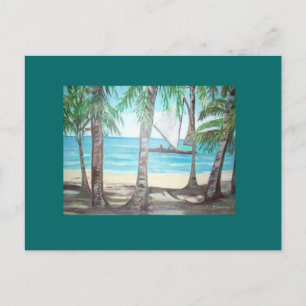 Carte Postale Plage de Luquillo, Porto Rico