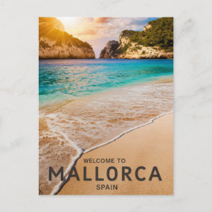 Carte Postale Plage de Mallorca, Espagne