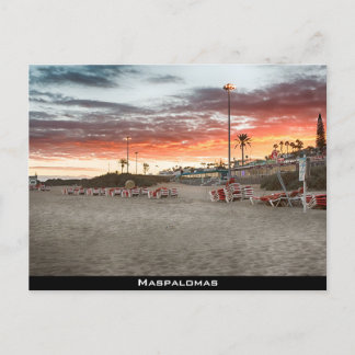 Carte Postale Plage de Maspalomas