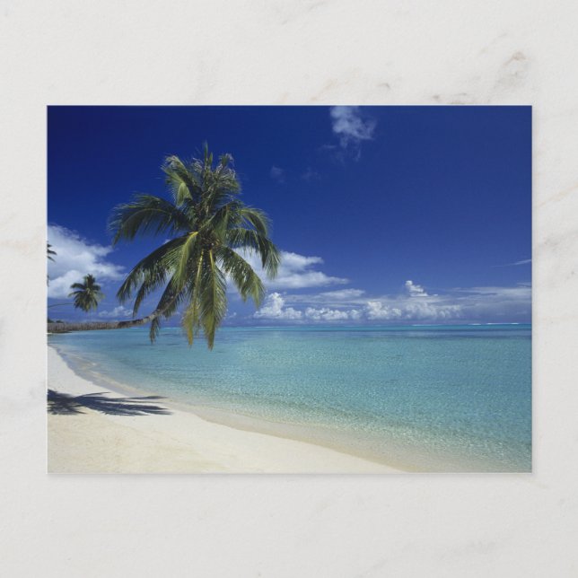 Carte Postale Plage de Matira sur l'île de Bora Bora, (Devant)