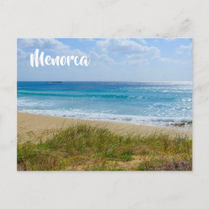 Carte Postale Plage de Minorque et dunes Photo
