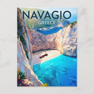 Carte Postale Plage de Navagio Grèce