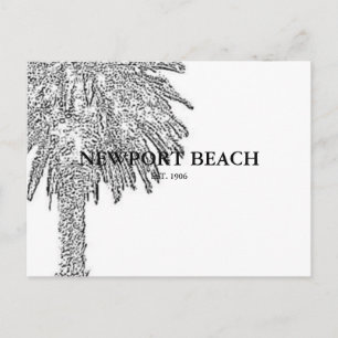 CARTE POSTALE PLAGE DE NEWPORT