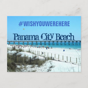 Carte Postale Plage de Panama City, Floride #WISHYOUWEREHERE