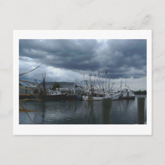 Carte Postale Plage de Point Agréable Bateaux de pêche