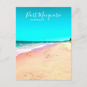 Carte Postale Plage de Port Macquarie en Australie