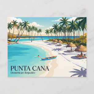 Carte Postale Plage de Punta Cana République dominicaine