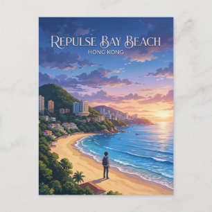 Carte Postale Plage de Repulse Bay Hong Kong