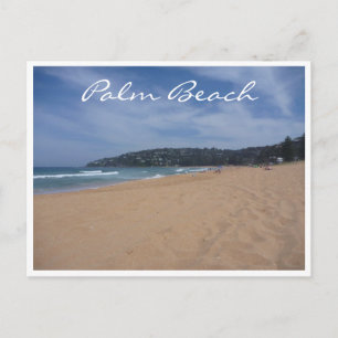 Carte Postale plage de sable de palme