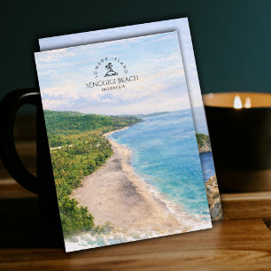Carte Postale Plage de Senggigi, île de Lombok, Indonésie Voya