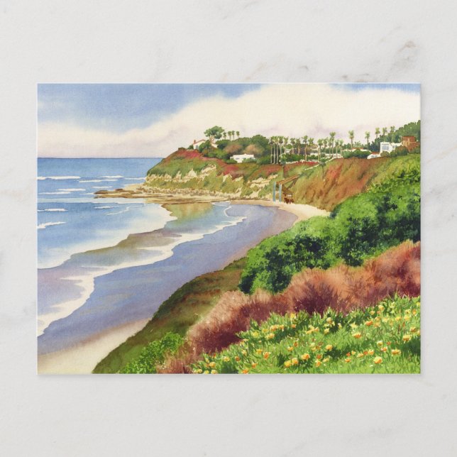 Carte Postale Plage de Swami's Encinitas (Devant)