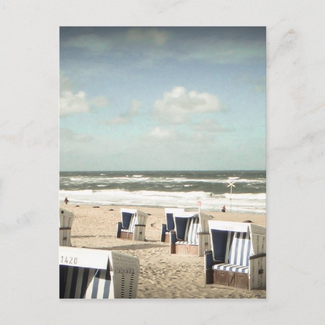 Carte Postale Plage de Sylt (Devant)
