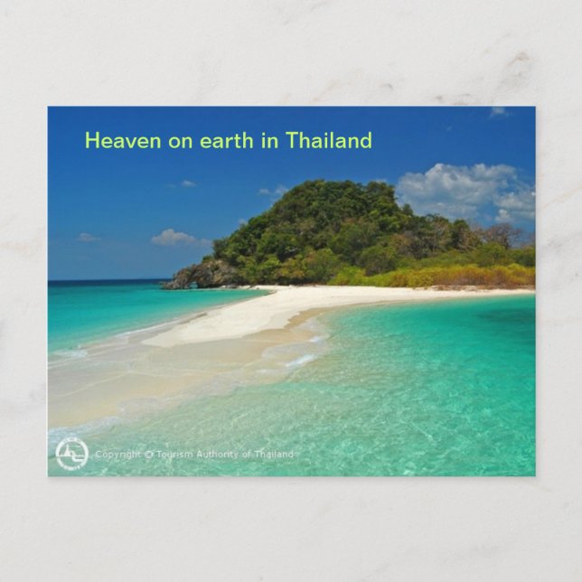 Carte Postale Plage de Thaïlande (Devant)