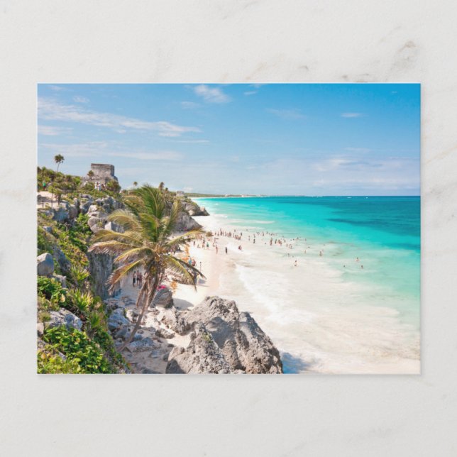Carte Postale Plage de Tulum (Devant)