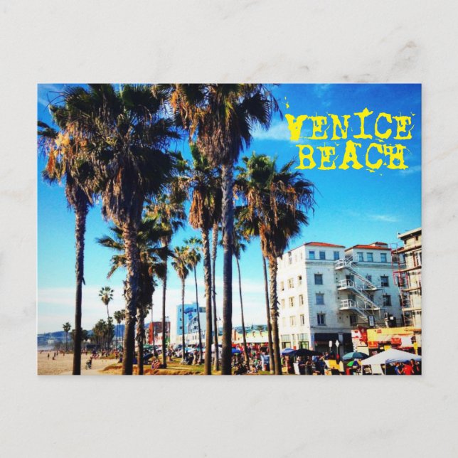CARTE POSTALE PLAGE DE VENISE (Devant)