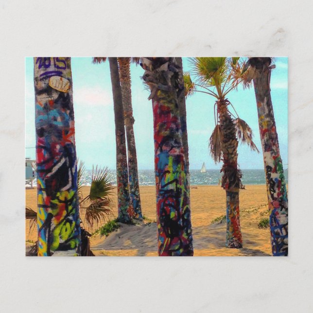 CARTE POSTALE PLAGE DE VENISE (Devant)