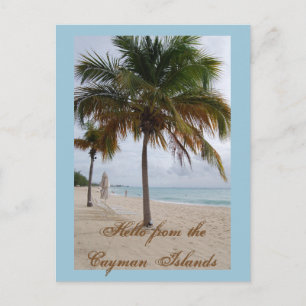 Carte Postale Plage des îles Caïmans