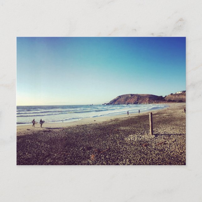 Carte Postale Plage d'État du Pacifique (Devant)