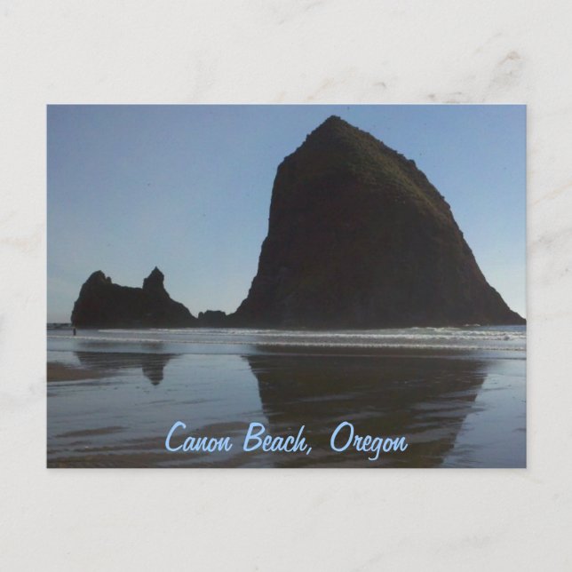 Carte Postale Plage du canon de la côte de l'Oregon (Devant)