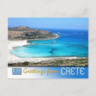 Carte Postale Plage du lagon de Balos, Crète, Grèce