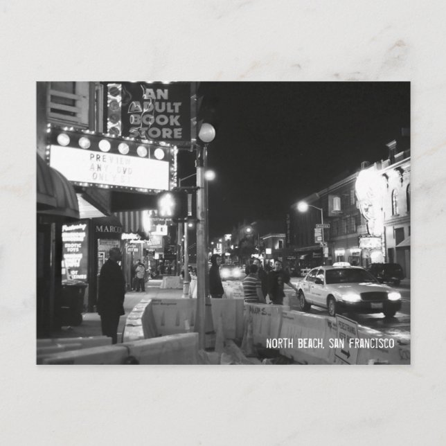 Carte Postale plage du nord, san francisco (Devant)