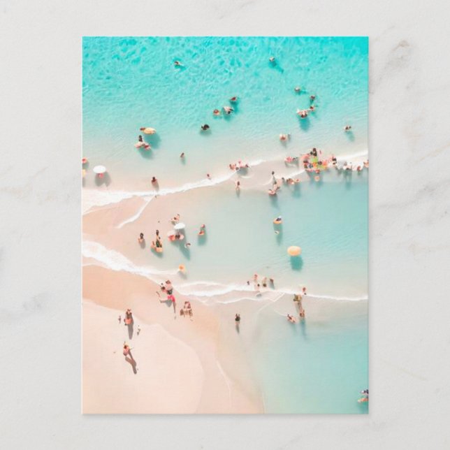 Carte Postale Plage été (Devant)
