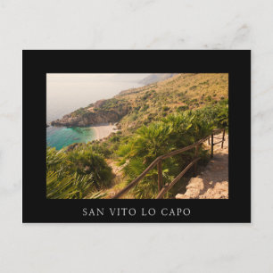 Carte Postale Plage isolée à Lo Zingaro, Sicile