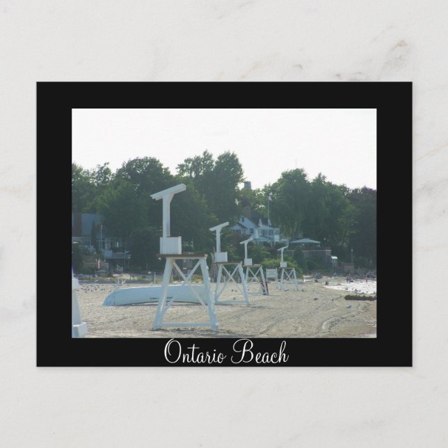 Carte Postale Plage Ontario (Devant)