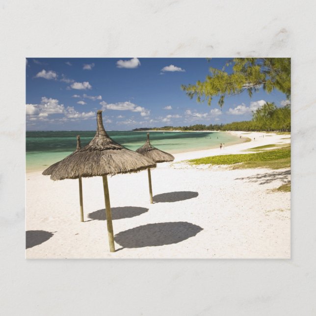 Carte Postale Plage publique de Belle Mare, sud-est de Maurice, (Devant)