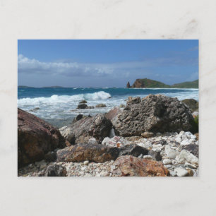 Carte Postale Plage rocheuse de St. Thomas