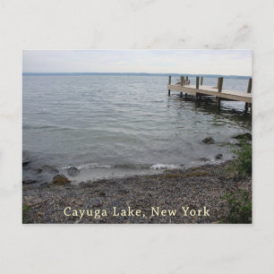 Carte Postale Plage rocheuse du lac Cayuga