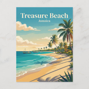 Carte Postale Plage Trésor Jamaïque