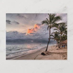 Carte Postale Plage tropicale dans les Caraïbes